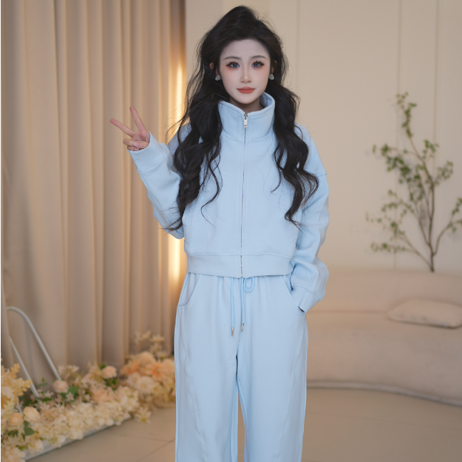 Basic House/百家好春季新款时尚气质百搭休闲套装B1335B5T352