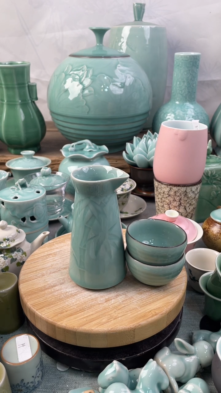 【闪购商品】特价福利 微瑕 慧仙青瓷