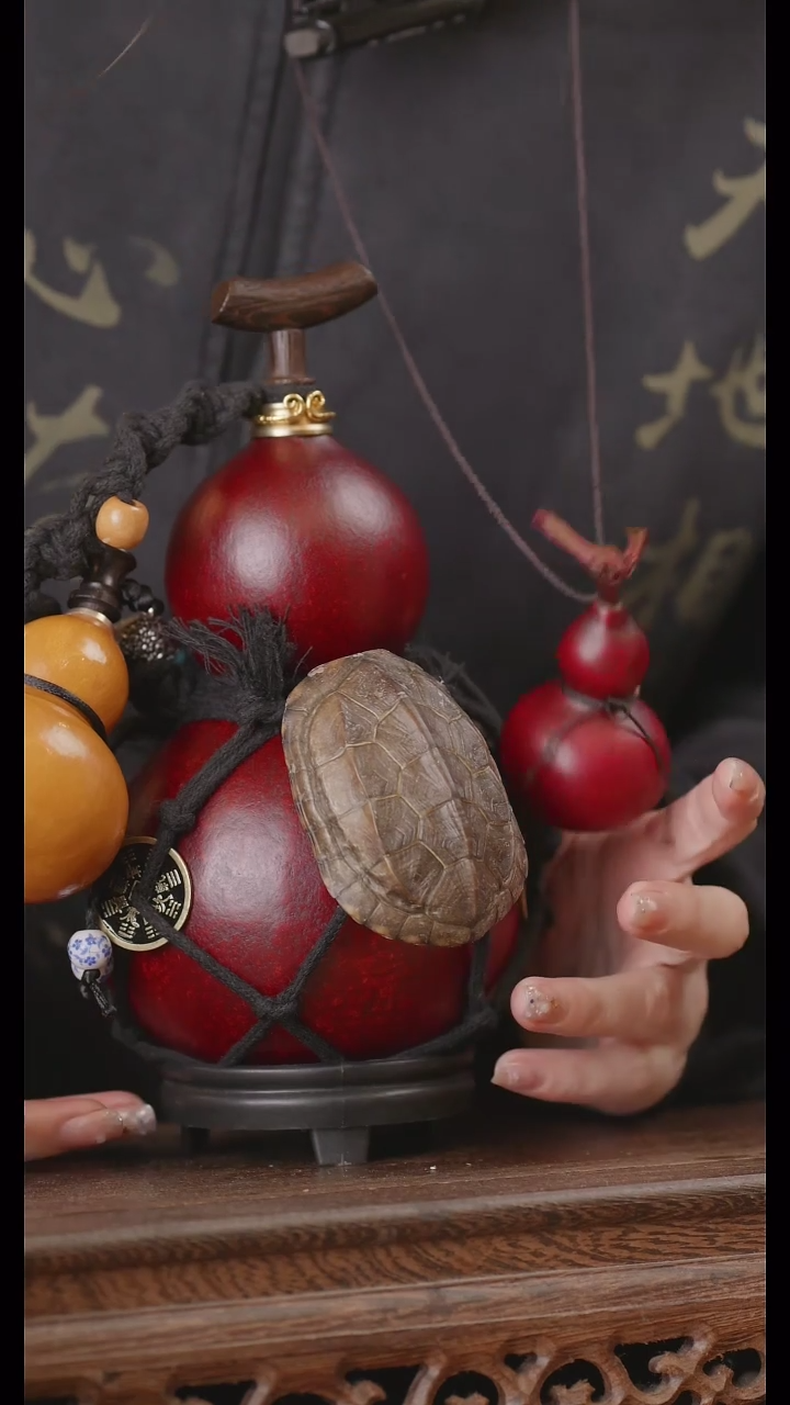 【闪购商品】270号精品天然大漆工艺防渗内胆酒葫芦~