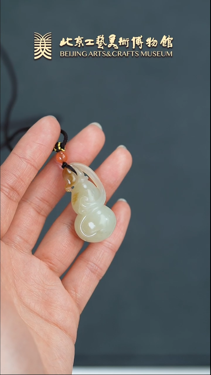 【闪购商品】和田玉挂件未镶嵌B0305GMD635福禄双全挂件