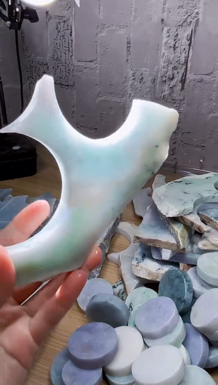 裸石翡翠天然翡翠A货古 南 217