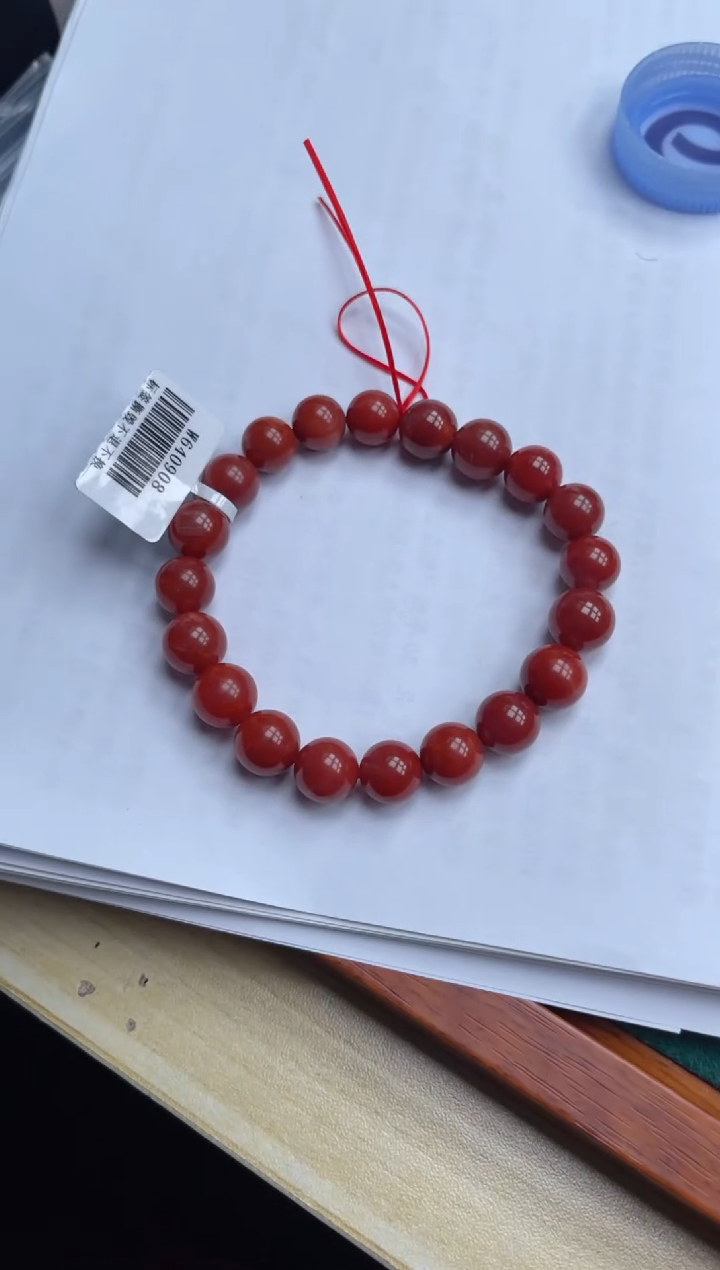【闪购商品】南红玛瑙B13未镶嵌9mm瓦西单圈