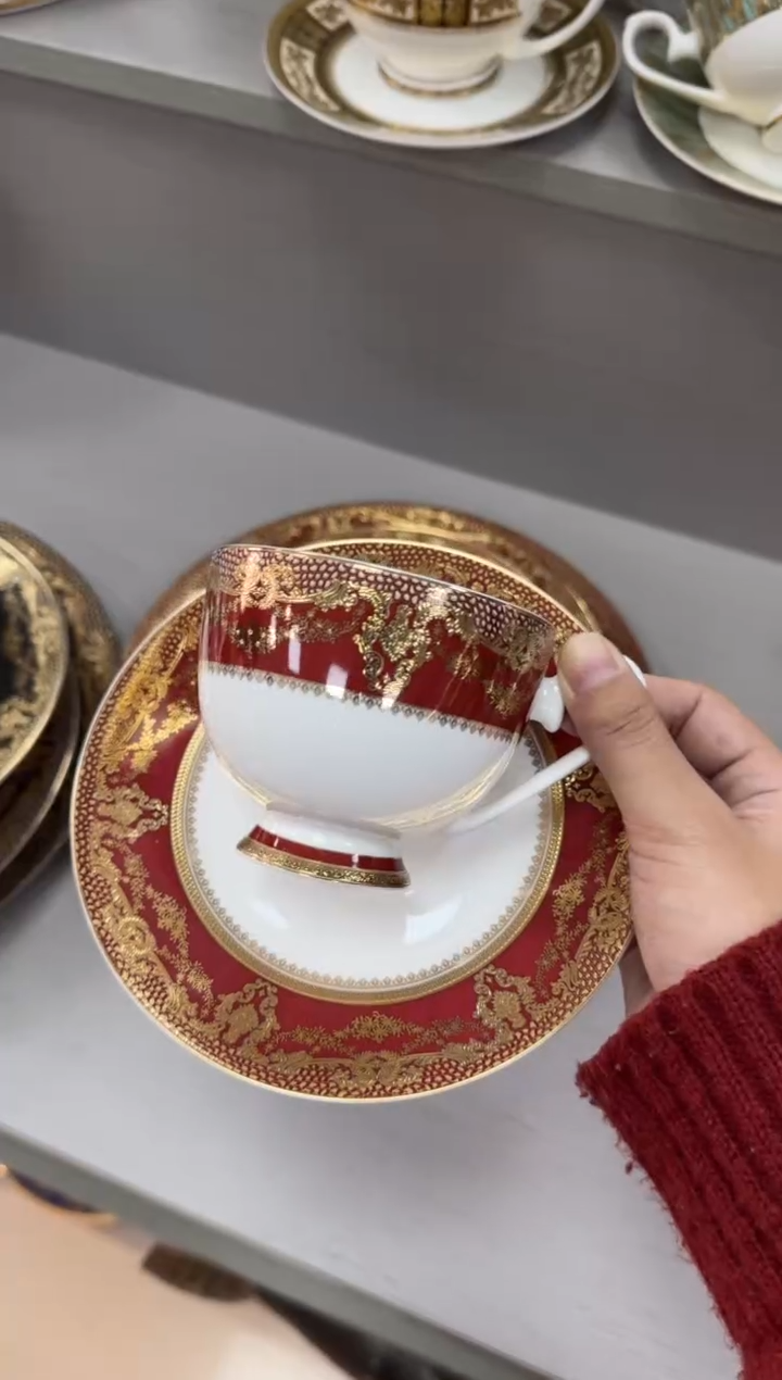 【闪购商品】瓷片200毫升杯碟福利款