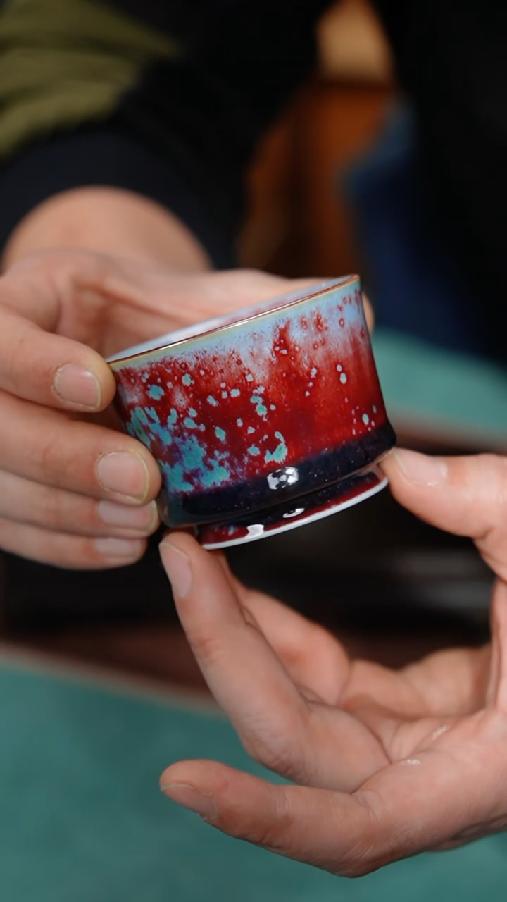 【闪购商品】18-1融天杯（铜彩釉）