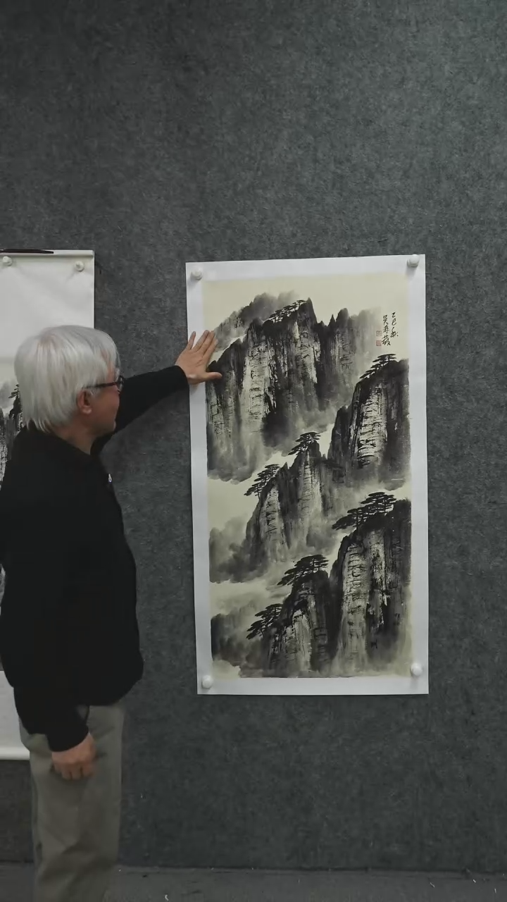 国画国画作品WZF老师