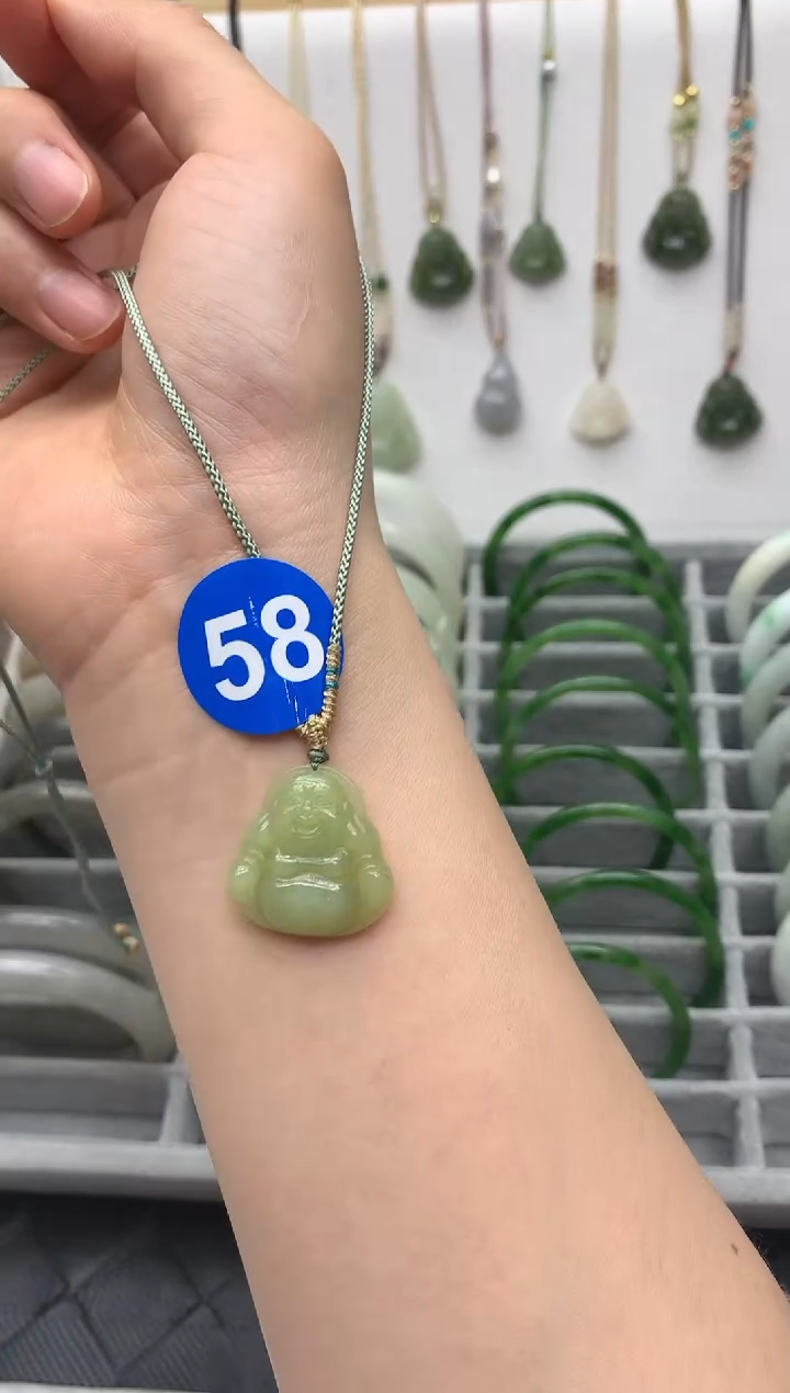 【闪购商品】和田玉颈饰未镶嵌佛公4