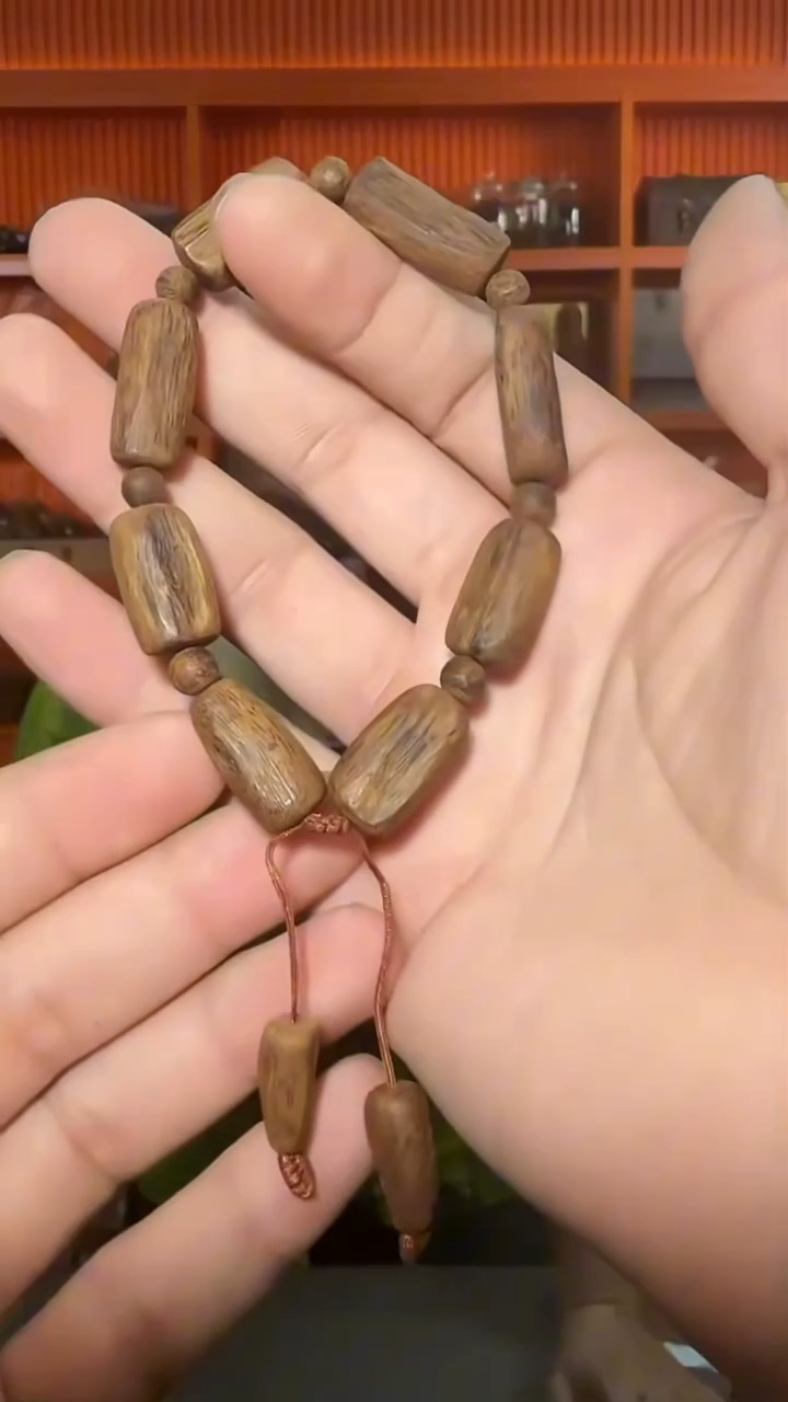 沉香手串234号单圈红土多样性发一
