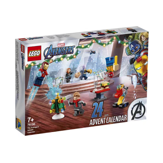 LEGO/乐高【冠希专属】76196漫威复仇者联盟圣诞倒数日历积木玩具