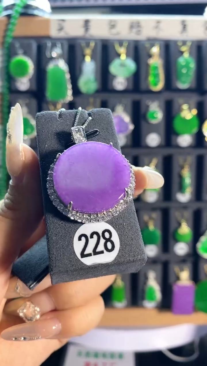 【闪购商品】翡翠耳饰银S925镶嵌228....