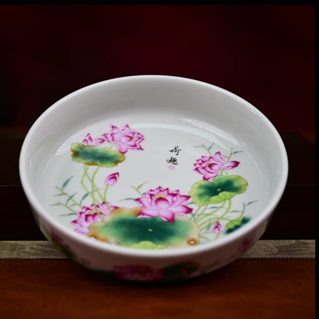 【荷趣】壶承茶洗-D-0085