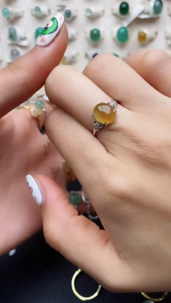 【闪购商品】翡翠戒指未镶嵌缅甸翡翠