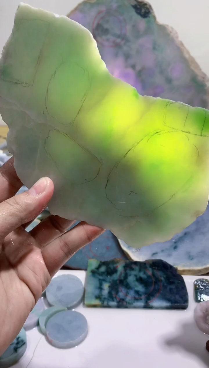 裸石翡翠0蒙0翡翠珠宝884