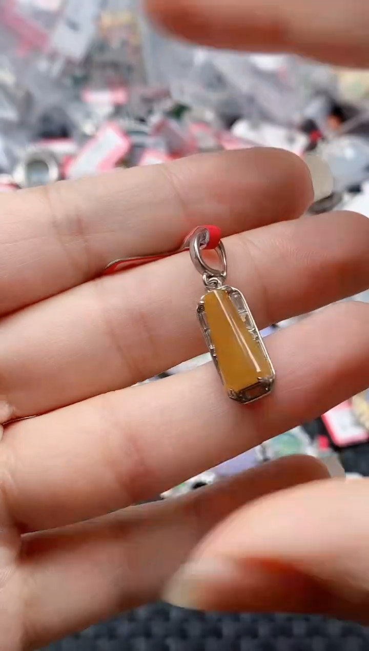 银S925镶嵌戒指翡翠天然A货缅甸翡翠