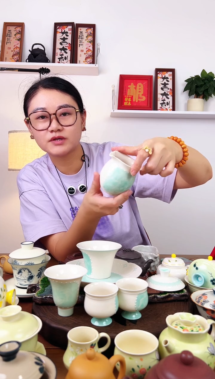 景德镇陶瓷沙漠玫瑰套装