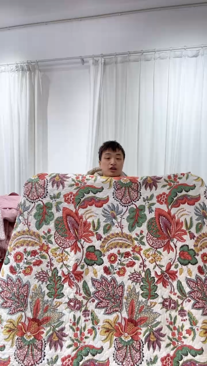 棉230*270纯棉床盖126号微瑕