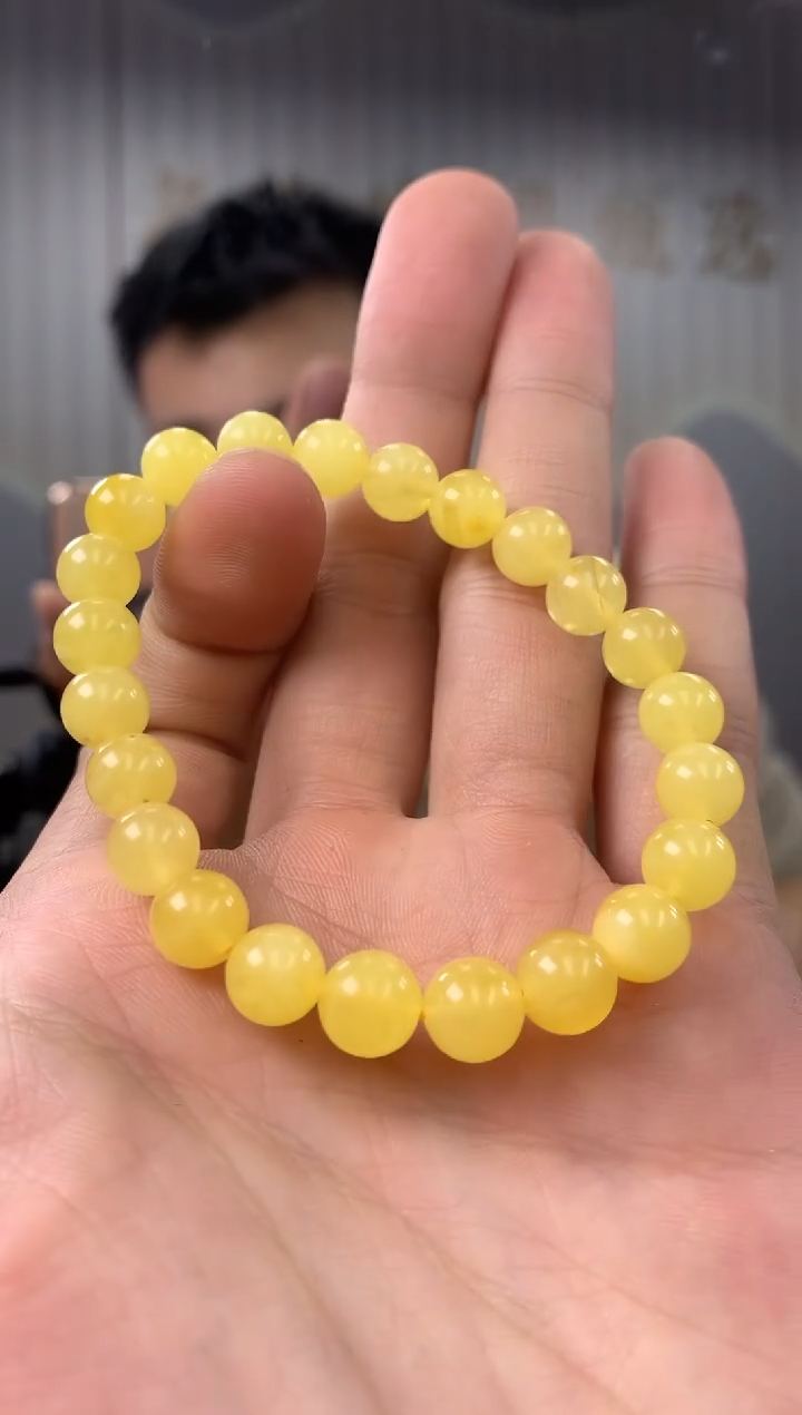 【闪购商品】蜜蜡裸石未镶嵌手串