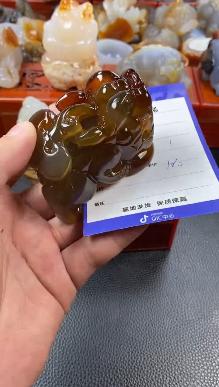 玛瑙/玉髓1未镶嵌手把