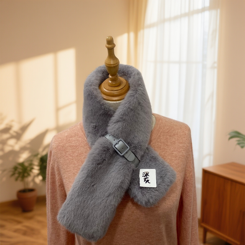 6A608   时尚百搭纯色舒适保暖围巾