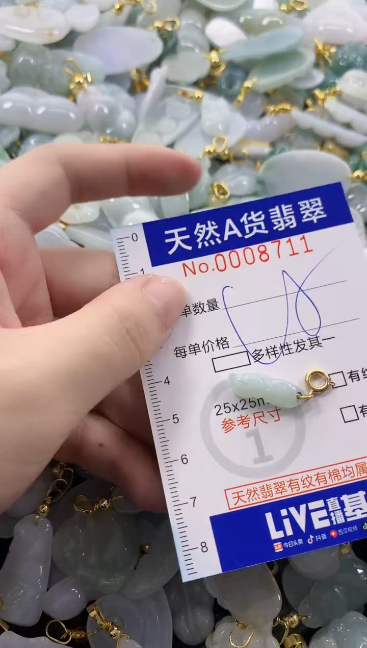 颈饰未镶嵌翡翠天然A货翡翠