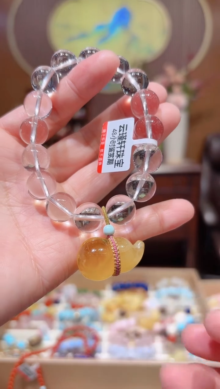 【闪购商品】水晶手串未镶嵌设计款手串12.5