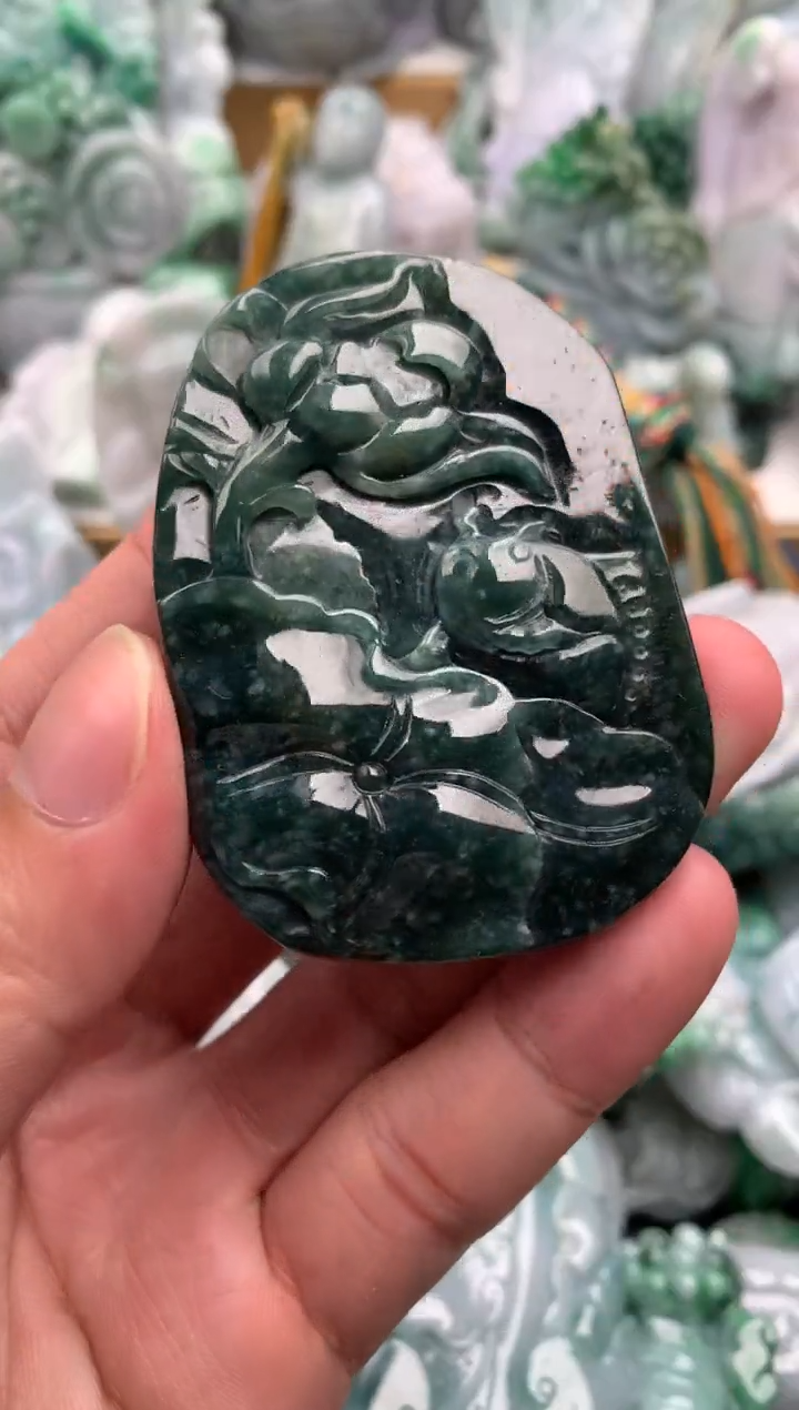 吊坠(不含链)未镶嵌翡翠1