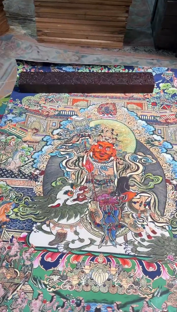 卷轴画天天的唐卡tk160