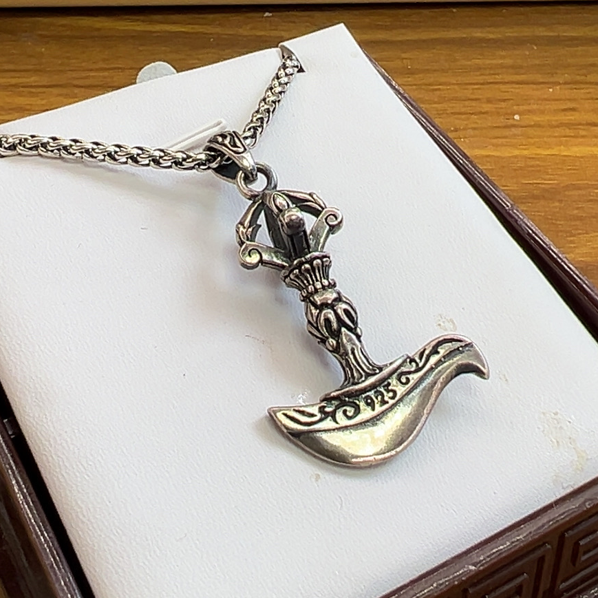吊坠925银 金刚斧吊坠