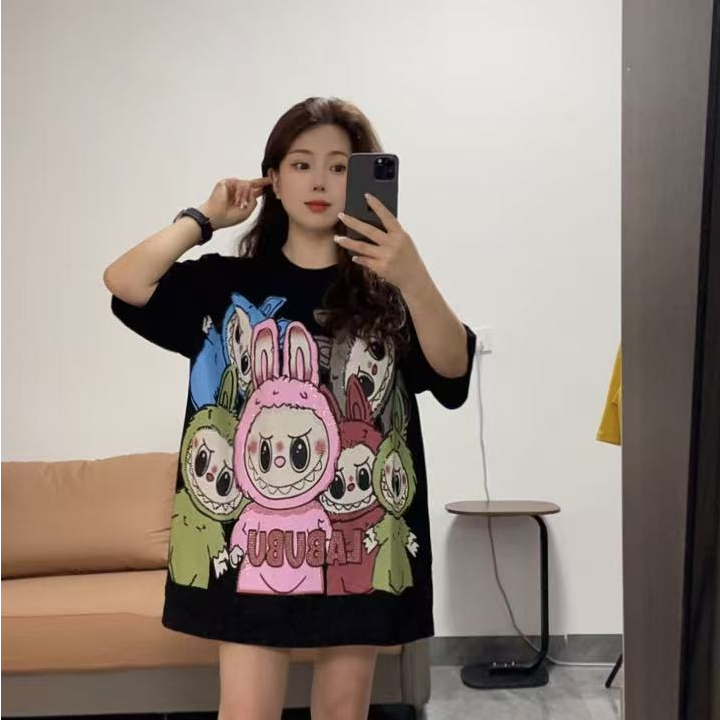 12876小景推荐-欧版时尚拉布布钻个性潮牌短袖-96261