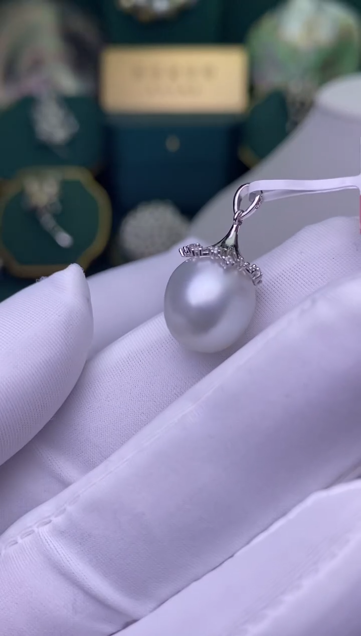 【闪购商品】海水珍珠颈饰银S925镶嵌1