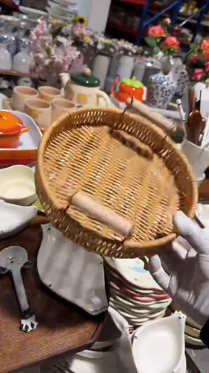 陶瓷小号篮子微瑕 凑满20元包邮