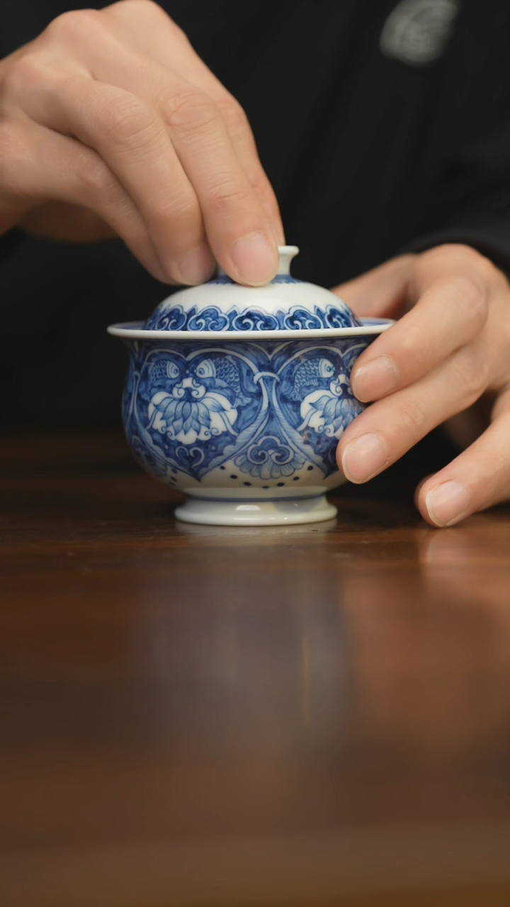 【闪购商品】杯柴窑青花破价福利