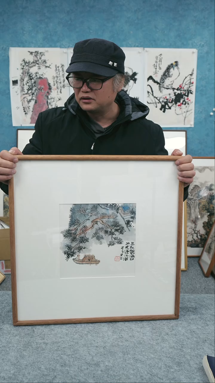 【闪购商品】国画50*50本土老师山水