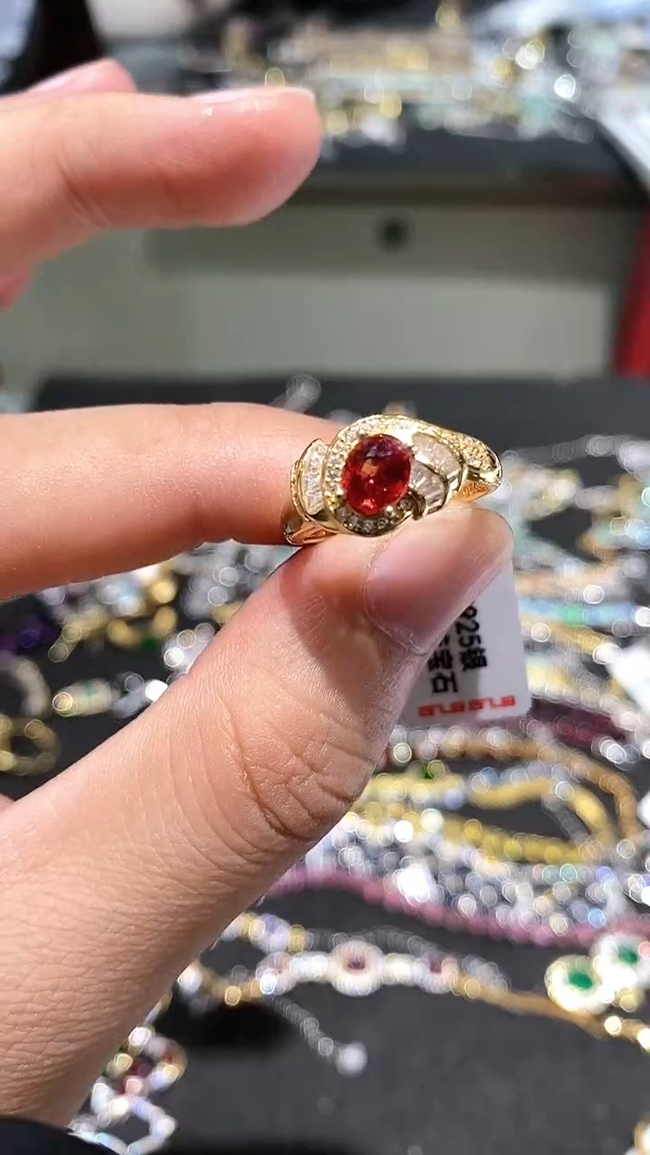 【闪购商品】蓝宝石戒指银S925镶嵌戒指