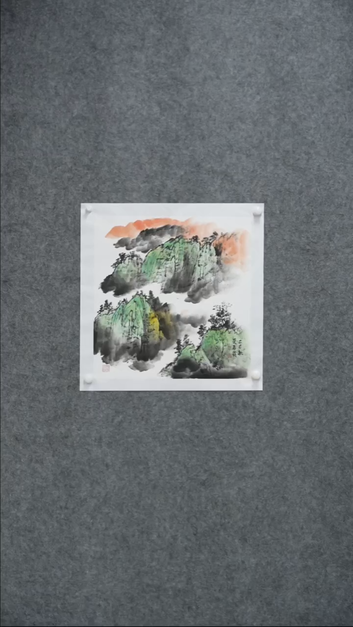 国画国画作品WZF国画老师