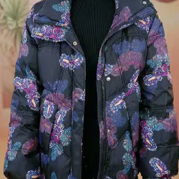 2025杭州原版正品保暖气质减龄修身羽绒服ZF-R060-XXLGDDD