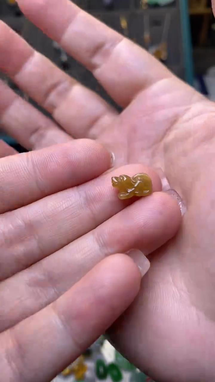 颈饰未镶嵌翡翠净货35807