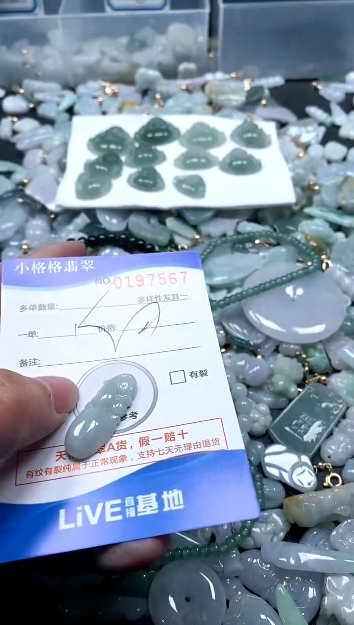 【闪购商品】翡翠颈饰未镶嵌闪购商品0197567