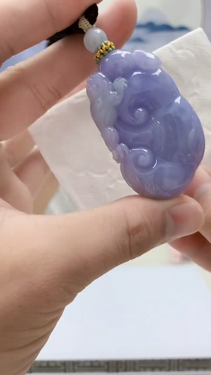 定制翡翠未镶嵌5028bb-毛货挂件240