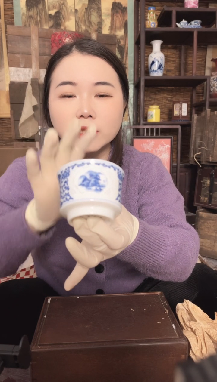 陶景德镇陶瓷摆件J887