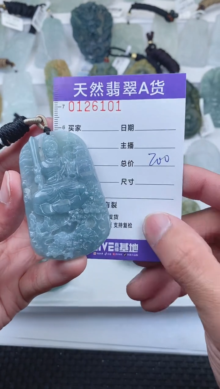 【闪购商品】翡翠颈饰未镶嵌        101