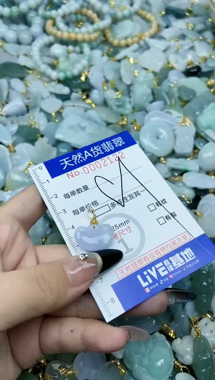 【闪购商品】翡翠颈饰未镶嵌天然A货翡翠