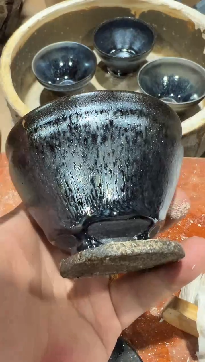 茶盏琅****）6柳宣堂开窑现场瑕宝6900