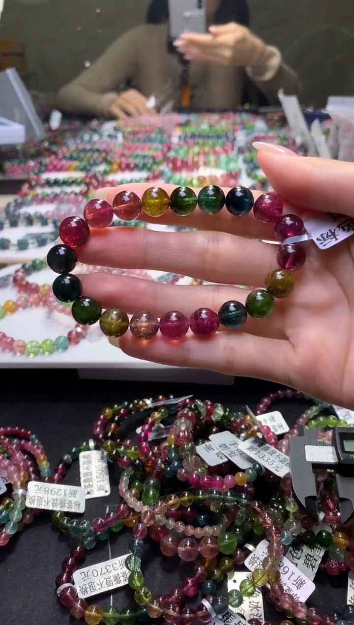 未镶嵌手串碧玺A32【天然碧玺】