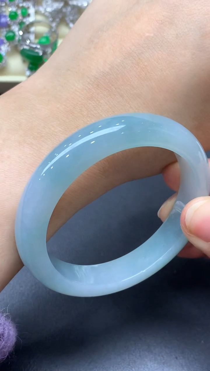 未镶嵌手镯翡翠544-中国好珍宝