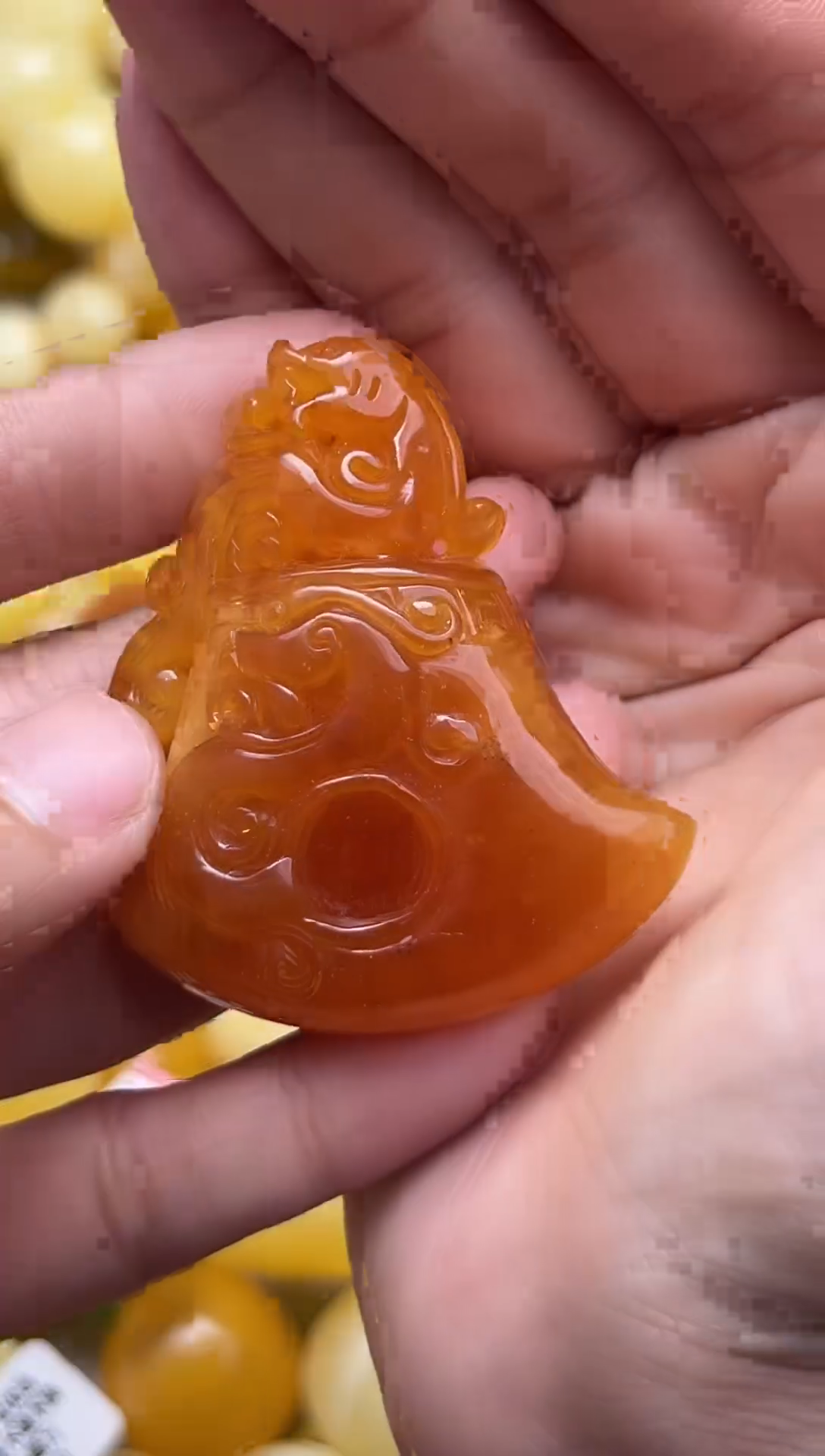 裸石蜜蜡未镶嵌天然蜜蜡微瑕珠子 假一赔万