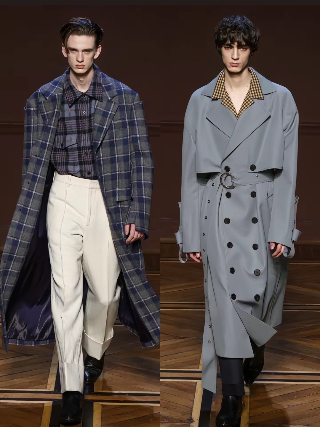 【LP家加绒款】F冬季高奢定制加绒款老钱风宽松直筒休闲裤男