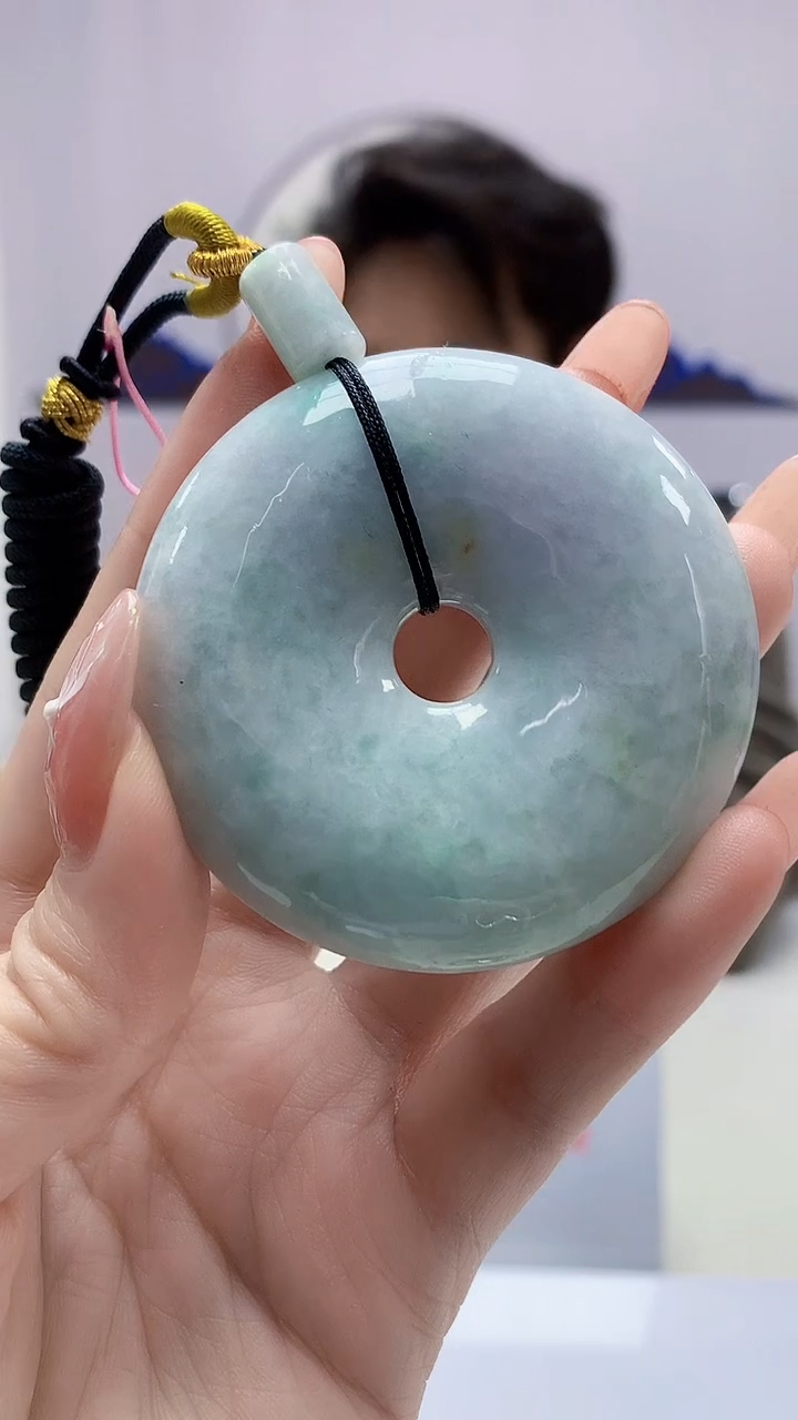 【闪购商品】定制翡翠未镶嵌1502DD-毛货挂件27