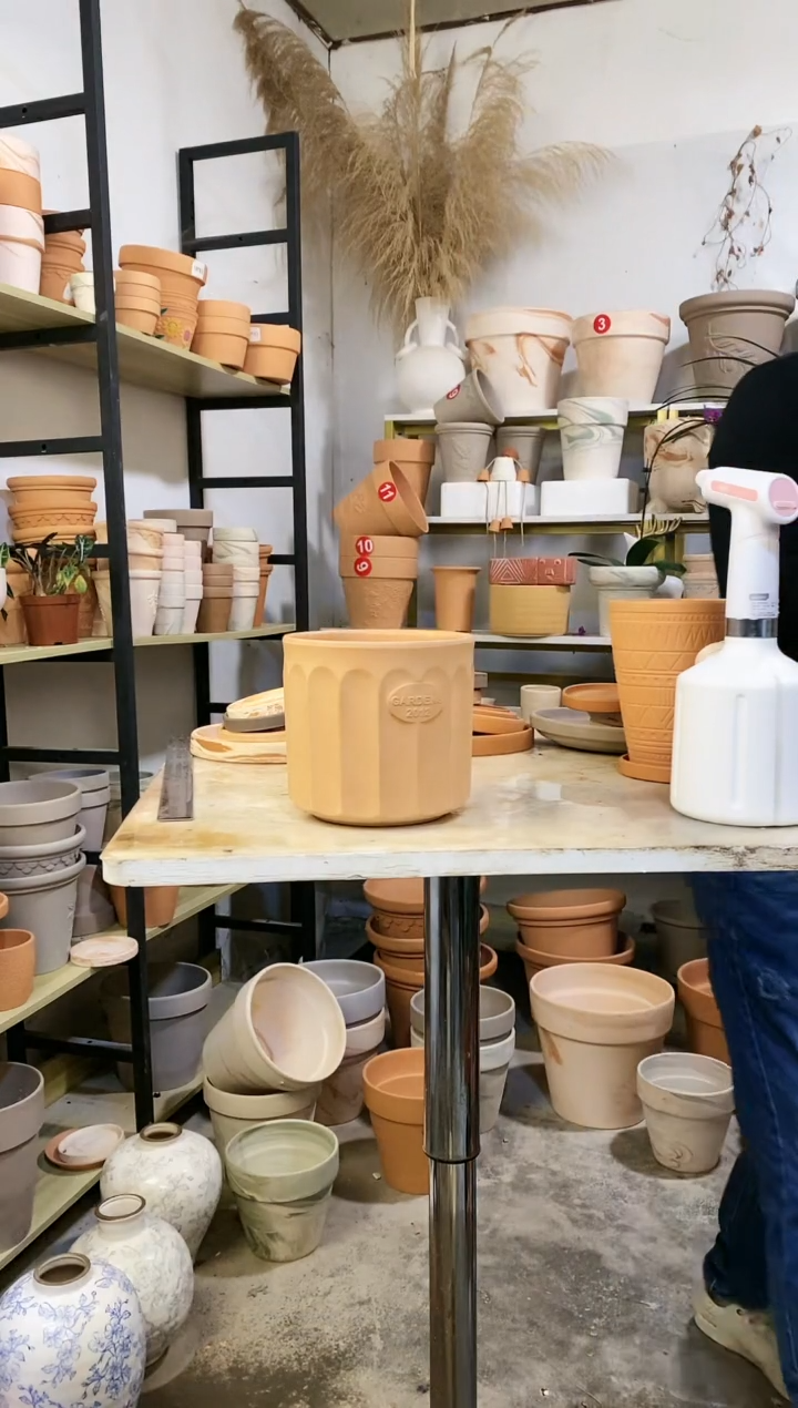 【闪购商品】陶16*16红陶直筒罗马柱 1盆无托