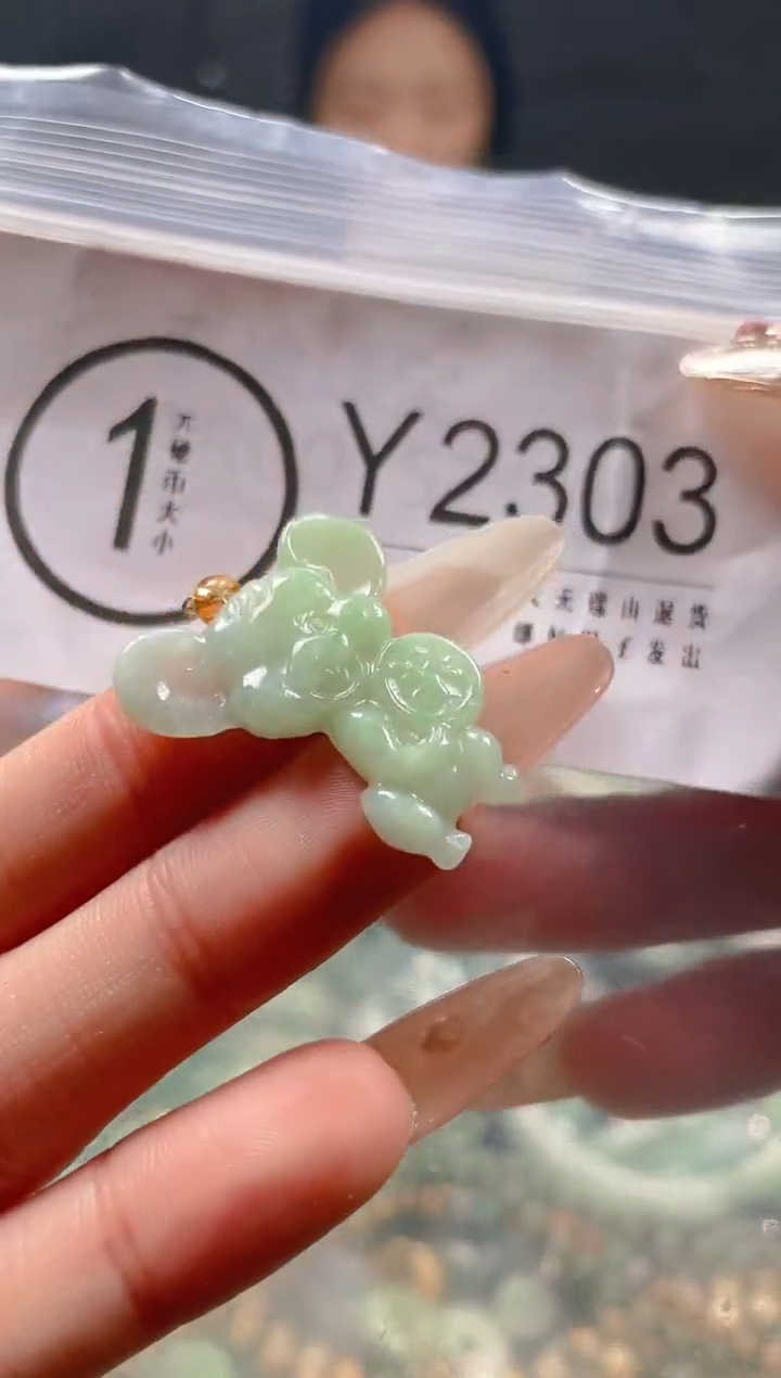 【闪购商品】翡翠颈饰未镶嵌/Y/翡翠A货一图一物