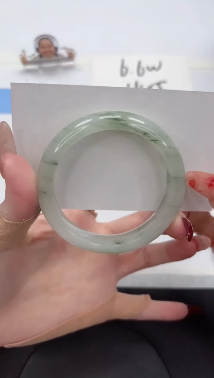 【闪购商品】石英质玉手镯未镶嵌A412-55.5